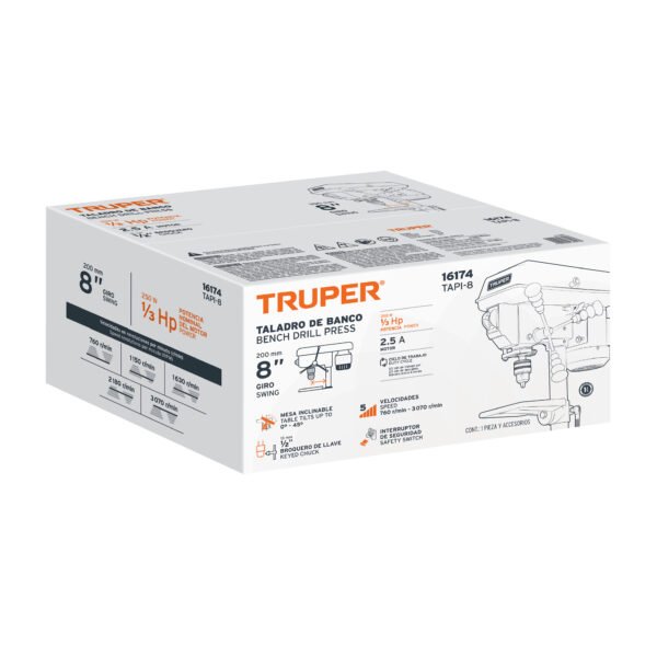 Caja de empaque de repuesto para TAPI-8 Truper 101833