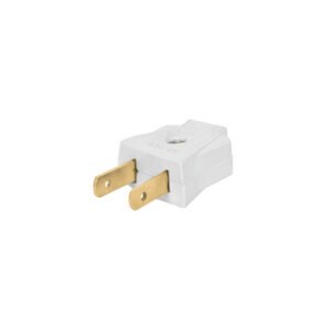 2 Clavijas no polarizadas planas de policarbonato Volteck 46209