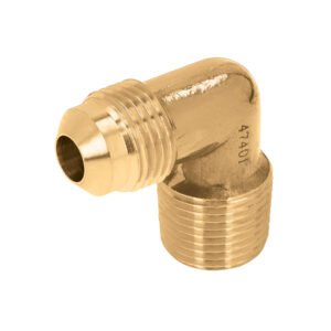Codo terminal a 90° de latón 3/8 x 3/8 Foset 47401
