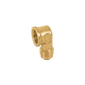 Codo para estufa a 90° de latón de 3/8 x 3/8 Foset 47403