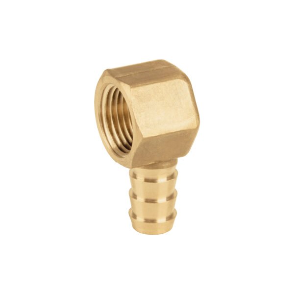 Codo estufa a 90° de latón con espiga de 3/8 Foset 45881
