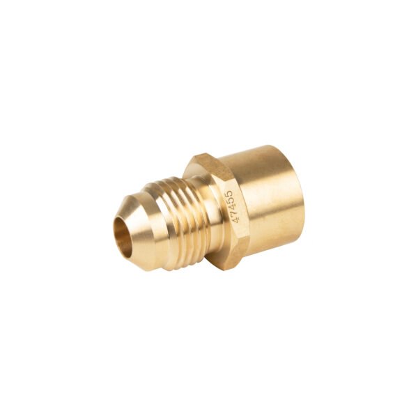 Conector flare soldable de latón 3/8 x 1/2 Foset 47455