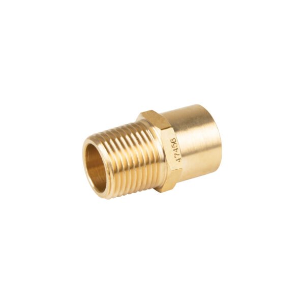Conector NPT soldable de latón 1/2 X 3/8 Foset 47456