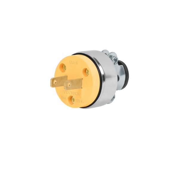 Clavija industrial blindada polarizada Volteck 46200