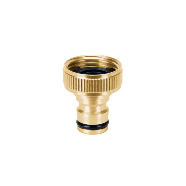 Conector 3/4 rápido hembra de latón sistema click Truper 101596