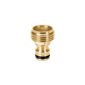 Conector 3/4 rápido macho de latón sistema click Truper 101597