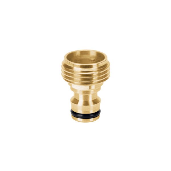Conector 3/4 rápido macho de latón sistema click Truper 101597