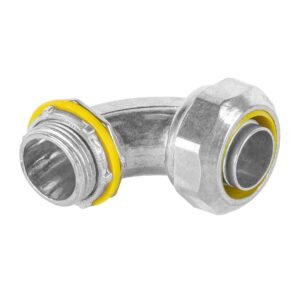 Conector curvo de 3/4 para tubo liquid tight Volteck 46934
