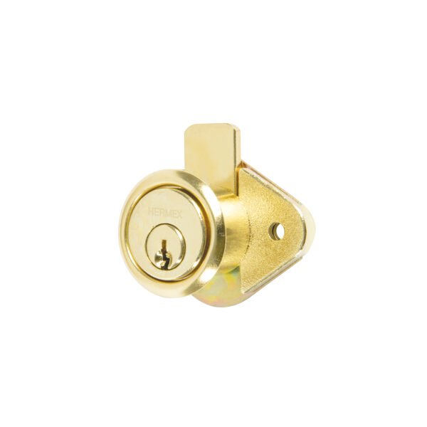 Cerradura para mueble modelo 21 latón HERMEX 43566