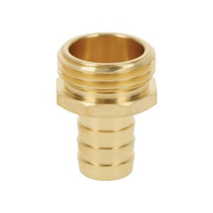 Conector 5/8 macho de latón sólido para manguera Truper 12289