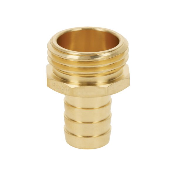 Conector 5/8 macho de latón sólido para manguera Truper 12289
