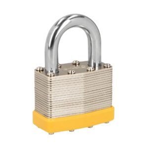 Candado laminado 50mm gancho corto blister HERMEX BASIC 23504