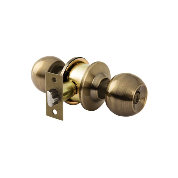 Combo cerraduras llave-llave latón antiguo HERMEX BASIC 23620