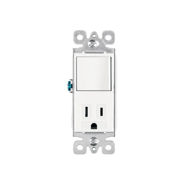 Interruptor-contacto 2 polos + tierra Classic Volteck 46008