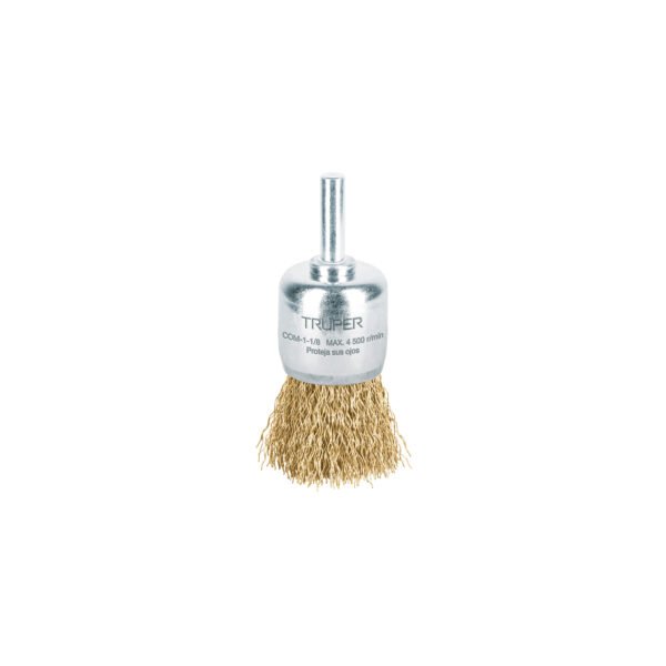 Carda de copa 1-1/8 alambre grueso para taladro Truper 11596