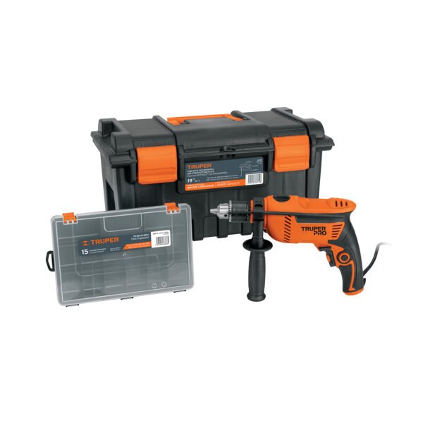 Combo rotomartillo 1/2 650W caja p/herramientaorganizador 10884