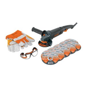 COMBOE-4590N.jpg Combo esmeriladora 4-1/2950W discos lentes y guantesIND 101456