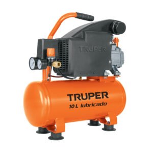 Compresor lubricado 10L 2 HP horizontal 127V TRUPER 103030