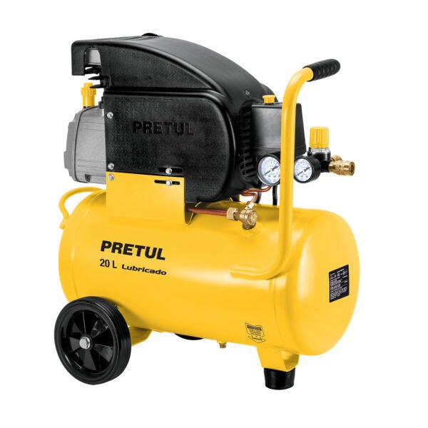 Compresor lubricado 20L 2-1/2HP horizontal 127V PRETUL 23065