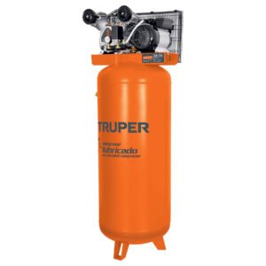 Compresor lubricado de banda 240L 4HP vert 220V TRUPER 19366