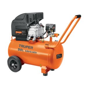 Compresor lubricado 50L 3-1/2HP horizontal 127V TRUPER 15007