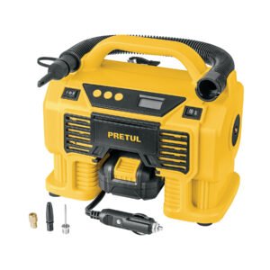 COMPI-20P.jpg Inflador/soplador para auto 20V 1 batería 2Ah PRETUL 29073