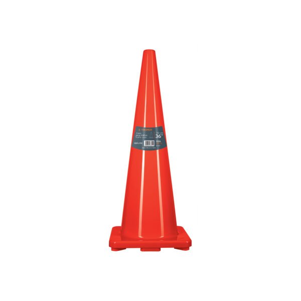 Cono de precaución de 90 cm de PVC Truper 13126