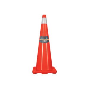 CONO-90R.jpg Cono de precaución de 90 cm de PVC con reflejante Truper 13127