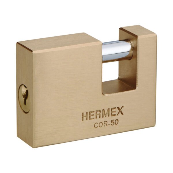 Candado antipalanca 50mm cuerpo de latón llave tradicional 43355