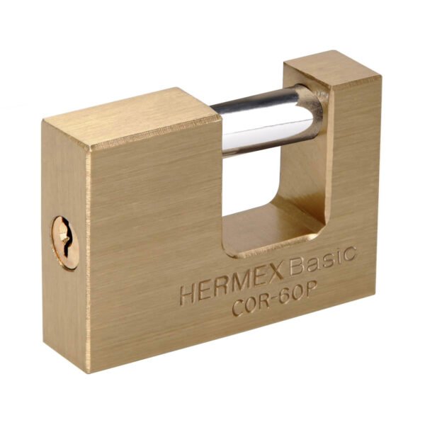Candado antipalanca 60 mm cuerpo de latón HERMEX BASIC 22518