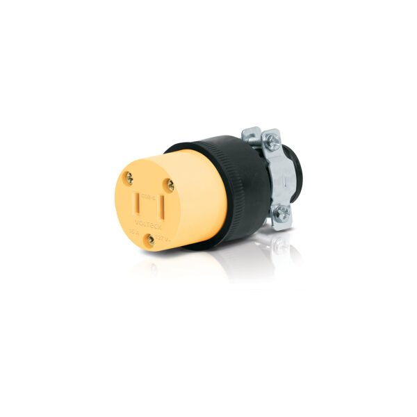 Contacto industrial reforzado polarizado Volteck 46119