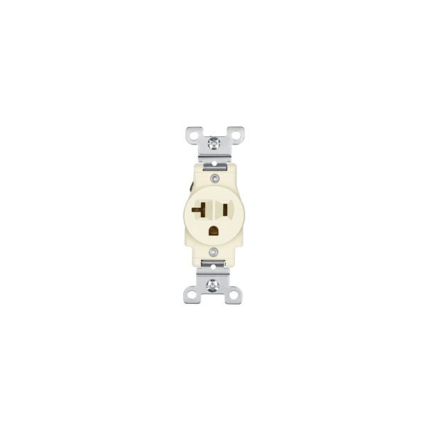 Contacto sencillo 2 polos 3 hilos 20 A Standard marfil 46101