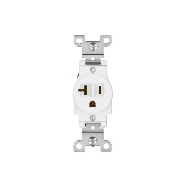 Contacto sencillo 2 polos 3 hilos 20 A Standard blanco 47730