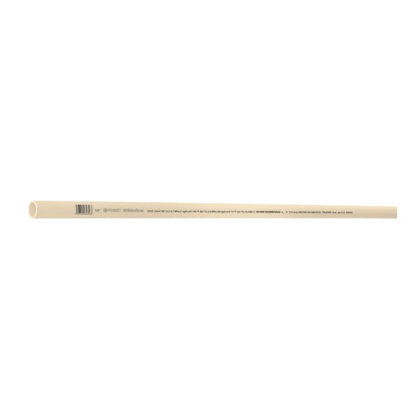 Tubo de 1/2 CPVC hidráulico RD 13.5 3m 0.3kg FOSET 45042
