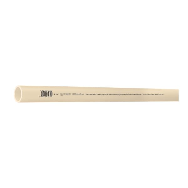 Tubo de 1-1/4 CPVC hidráulico RD 11 3m 1.5kg FOSET 45560