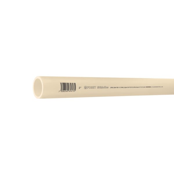 Tubo de 2 CPVC hidráulico RD 11 3m 3.5kg FOSET 45562