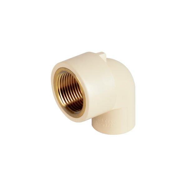 Codo 90° de CPVC con inserto latón 3/4 FOSET 48910