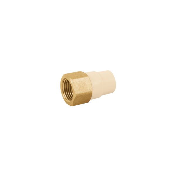 Adaptador hembra de CPVC 1/2 con inserto de latón FOSET 45107