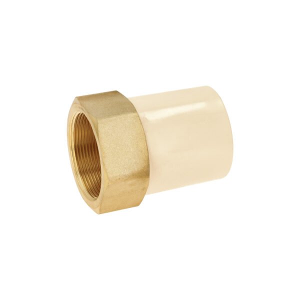 Adaptador CPVC 2 hembra inserto metálico-latón FOSET 44929