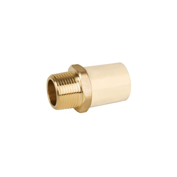 Adaptador macho de CPVC 3/4 con inserto de latón FOSET 45105