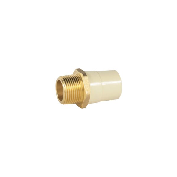 Adaptador macho de CPVC 1 con inserto de latón FOSET 45106