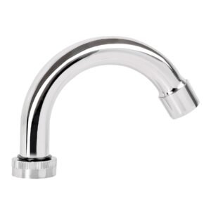 Cuello curvo para mezcladora de lavabo cromo Basic 49377