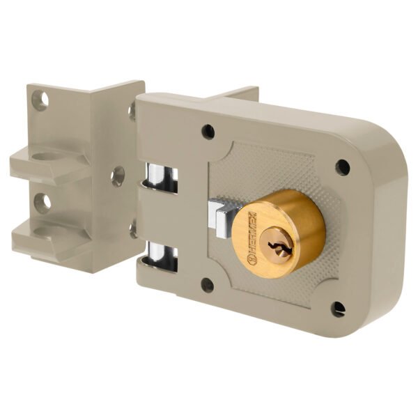 Cerradura sobreponer puerta corrediza clásica izquierda 43495