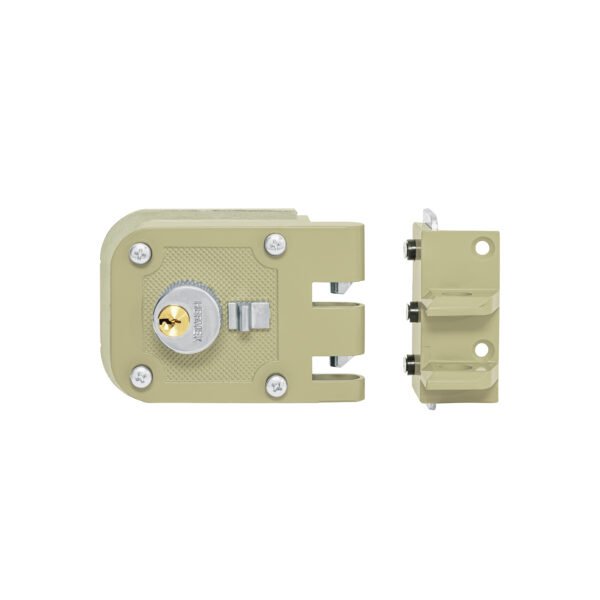 Cerradura sobreponer puerta corrediza instala-fácil der. 43490