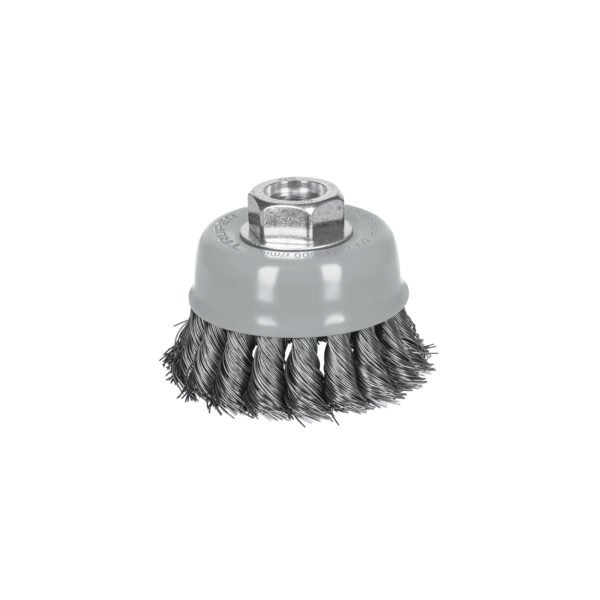 Carda copa 3 alambre trenzado fino Multi-rosca Truper 100851