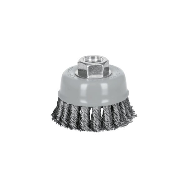 Carda copa 3 alambre trenzado grueso Multi-rosca Truper 100854