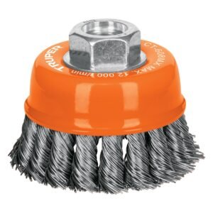 CT-608MX.jpg Carda copa 3 alambre trenzado grueso eje M14 Truper 17530
