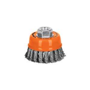 CT-608X.jpg Carda copa 3 alambre trenzado grueso eje 5/8-11 Truper 17529