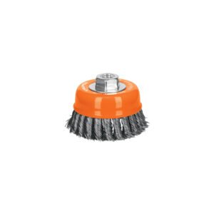 CT-610MX.jpg Carda copa 4 alambre trenzado grueso eje M14 Truper 17532