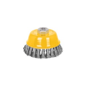 CT-610P.jpg Carda copa 4 alambre trenzado fino eje 5/8-11 Pretul 28258